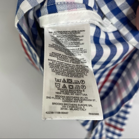 BROOKS BROTHERS Girls Sleeveless Plaid A-Line Dress - Size 7/8 - Picture 6 of 10